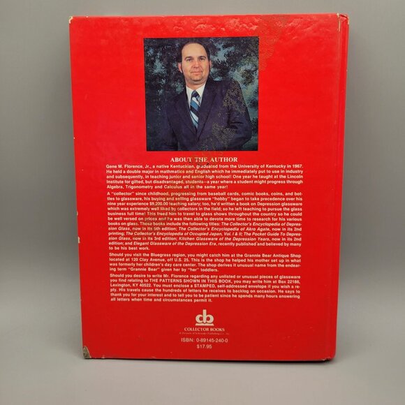 The Collectors Encyclopedia of Depression Glass Book Gene Florence - Picture 5 of 5